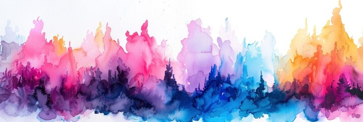 Abstract Watercolor Inspired By Artistic Movements, In Vibrant Colors And Dynamic Patterns, Evoking Creativity And Innovation , HD Wallpapers, Background Image