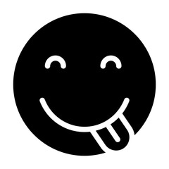 Fototapeta premium Tongue Out icon