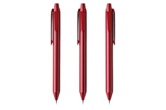 Digital Ink: Exploring Smart Pens Technology Isolated On Transparent Background