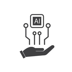 Artificial intelligence technology icon