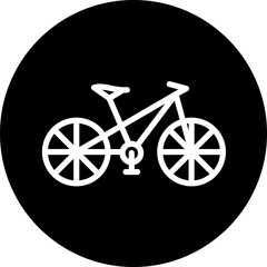 Mountain bike Icon Style