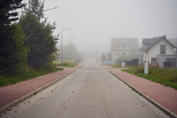mgła,ulica © Marcin Łazarczyk