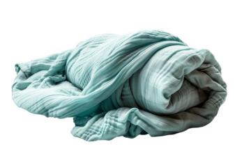 Snug Sleep: Swaddle Blankets Alone Isolated On Transparent Background