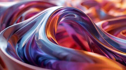 3D Rendering of random turbulence in conceptual relevance to art, creativity and design,