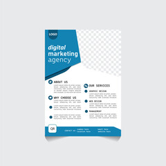 corporate business flyer design template 2024