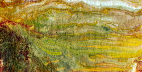 Ink Symphony: Embracing the Mystical Aura of Liquid Art in Oil