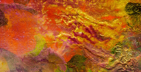 Ink Symphony: Embracing the Mystical Aura of Liquid Art in Oil