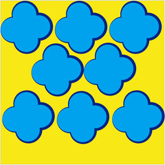 colorful background in yellow and blue