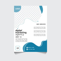 creative modern business flyer design template 2024