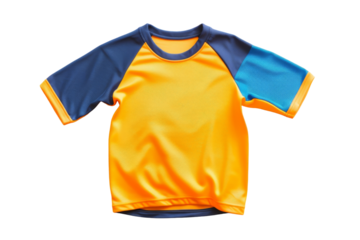 Authentic Snapshot: UV-Protection Swim Shirts Isolated On Transparent Background