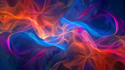 Digital abstract Futuristic 3d Desktop Background wallpaper 8k glowing design