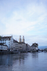 Stunning Central Zurich Cityscape, Switzerland