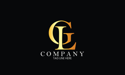 GL letter logo, company logo, clothing logo, branding logo