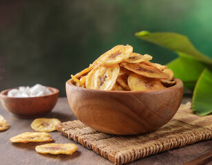 Banana Chips Food