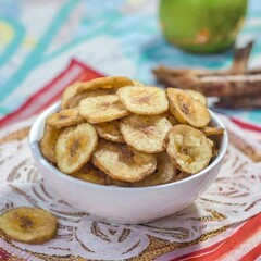 Banana Chips Food