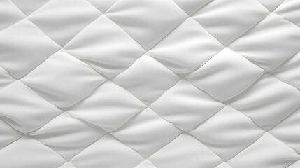 Obraz premium White fabric mattress texture top view background