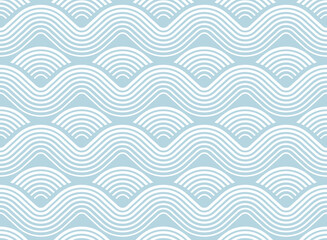 Seamless background with wave pattern