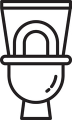 WC Toilet Bowl Symbol