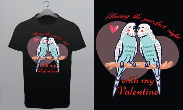 Valentine's Day T-shirt royalty-free vector image 