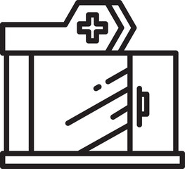 Hospital Icon Illustration