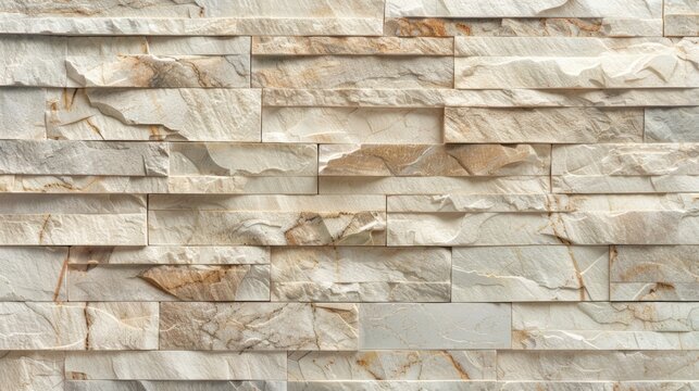 Light Beige Stacked Stone Wall background
