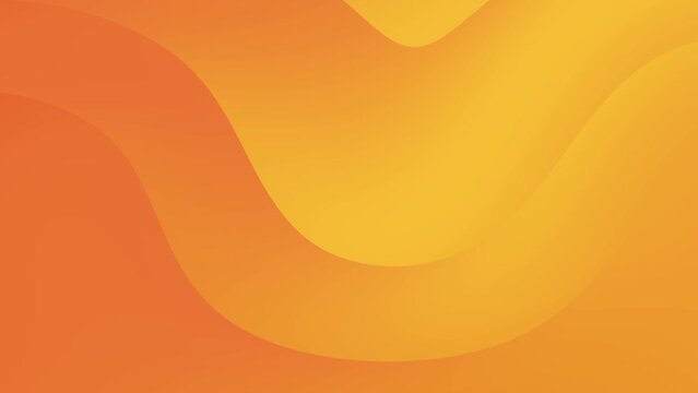 Minimalist orange gradient wave pattern loop background animation.