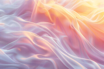 Obraz premium Soft blurred background with gentle pastel colors and smooth fabric texture