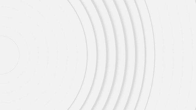 Abstract grey circles pristine backdrop loop background animation.