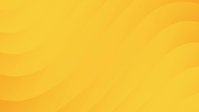 Modern abstract yellow gradient wave pattern loop background animation.