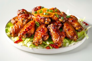 Zesty Baked Chicken Wings with Marmalade and Fresno Chile