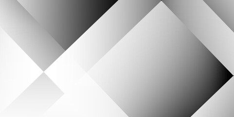 Vector Modern white and gray technology concept diamond triangle geometric line background. modern white and grey gradient color geometric backdrop design cube pattern background for website banner.