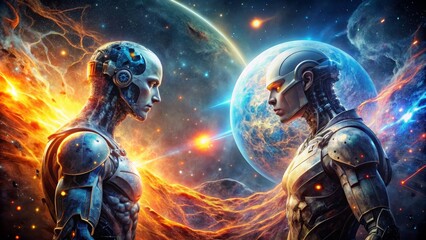 Cosmic Convergence: Robots in the Realm of Stars