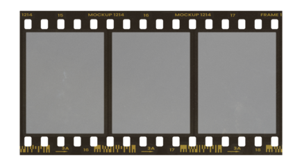 Film frame photo strip high-resolution blank filter. 35mm scan template texture effect. Trendy editable camera roll social stories design. Isolated vintage analog cinema empty scratches mockup.