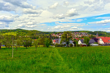Fototapeta premium Blankenbach im Landkreis Aschaffenburg (Bayern)