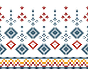 embroidery abstract Traditional geometric ethnic fabric pattern ornate elements with ethnic patterns design for textiles, rugs, clothing, sarong, scarf, batik, wrap, embroidery, print, curtain, carpet