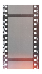 Film frame photo strip high-resolution blank filter. 35mm scan template texture effect. Trendy editable camera roll social stories design. Isolated vintage analog cinema empty scratches mockup.