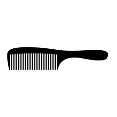 Hair comb icon for a beauty salon or barbershop in modern style