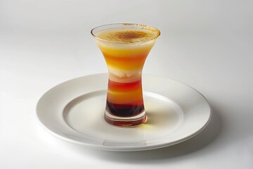 Callaloo's Volcano: A Captivating Visual Spectacle in a Glass