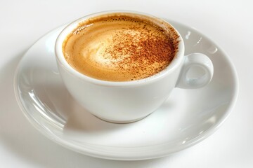 Mesmerizing Vortex of Espresso and Milk in Cafe Con Leche