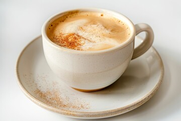 Obraz premium Cafe Con Leche: Aromatic Elixir with Cinnamon