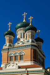 Fototapeta premium Russisch-orthodoxe Kathedrale Saint-Nicolas in Nizza