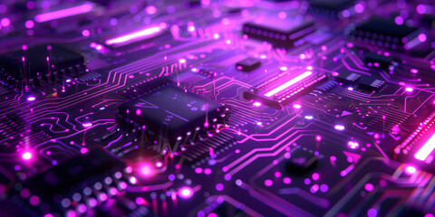 Fototapeta premium Circuit Board Connections