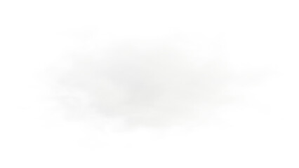 4K Res Realistic Volumetric Cloud Shape Isolated on Transparent Background | Smoke Texture