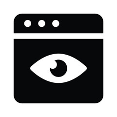 Get your hands on this creatively designed icon of website monitoring