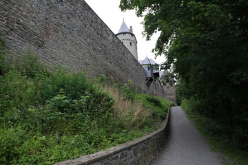 architecture castle wall outside nature trees