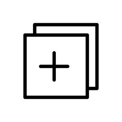 Add New Icon, Perfect for Interface and Application Graphics