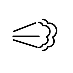 Air Spray Cloud Icon, Great for Aerosol and Cleaning Designs