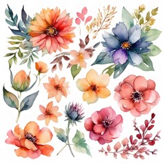Watercolor Floral Collection