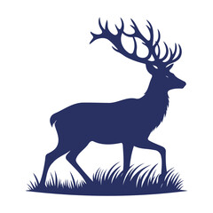 deer vector,  deer silhouette,  deer illustration