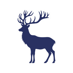 deer vector,  deer silhouette,  deer illustration